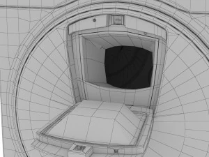 wash machine samsung ww8500k 3D Model