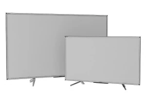 tv sony 75 and 50 inch 3D Model