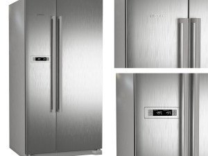 refrigerator bosch kan90vi20r 3D मॉडल