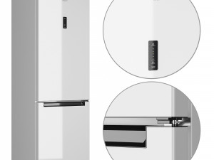 refrigerator indesit df 5200 w 3D Model