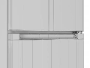 refrigerator indesit df 5200 w 3D Model