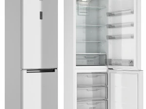 冰箱 indesit df 5200 W 开口 3D 模型