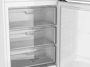 refrigerator indesit df 5200 w opening 3D मॉडल