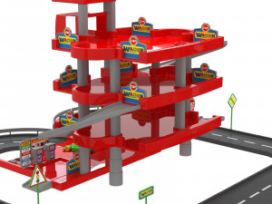 toy parking wader 3D मॉडल