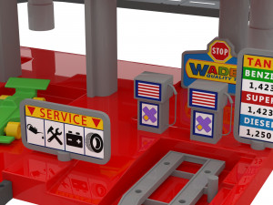 toy parking wader 3D मॉडल
