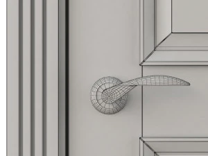 porta classica Modello 3D