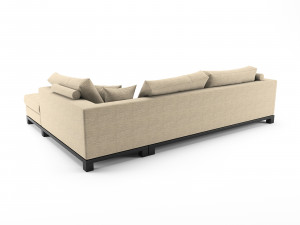 corner sofa ikea nogersund 3D मॉडल