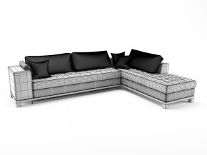 corner sofa ikea nogersund 3D मॉडल