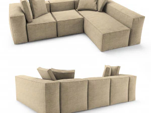 コーナーソファロフト 3Dモデル