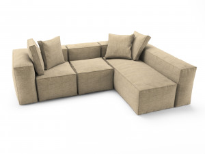 corner sofa loft 3D Model