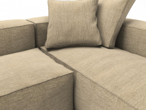 corner sofa loft 3D Model