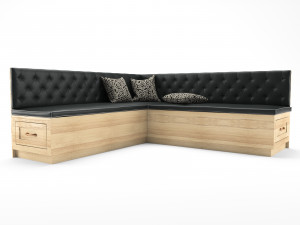 corner sofa for kitchen 2 Modelo 3D