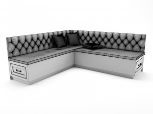 corner sofa for kitchen 2 Modelo 3D