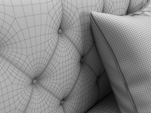 corner sofa for kitchen 2 Modelo 3D