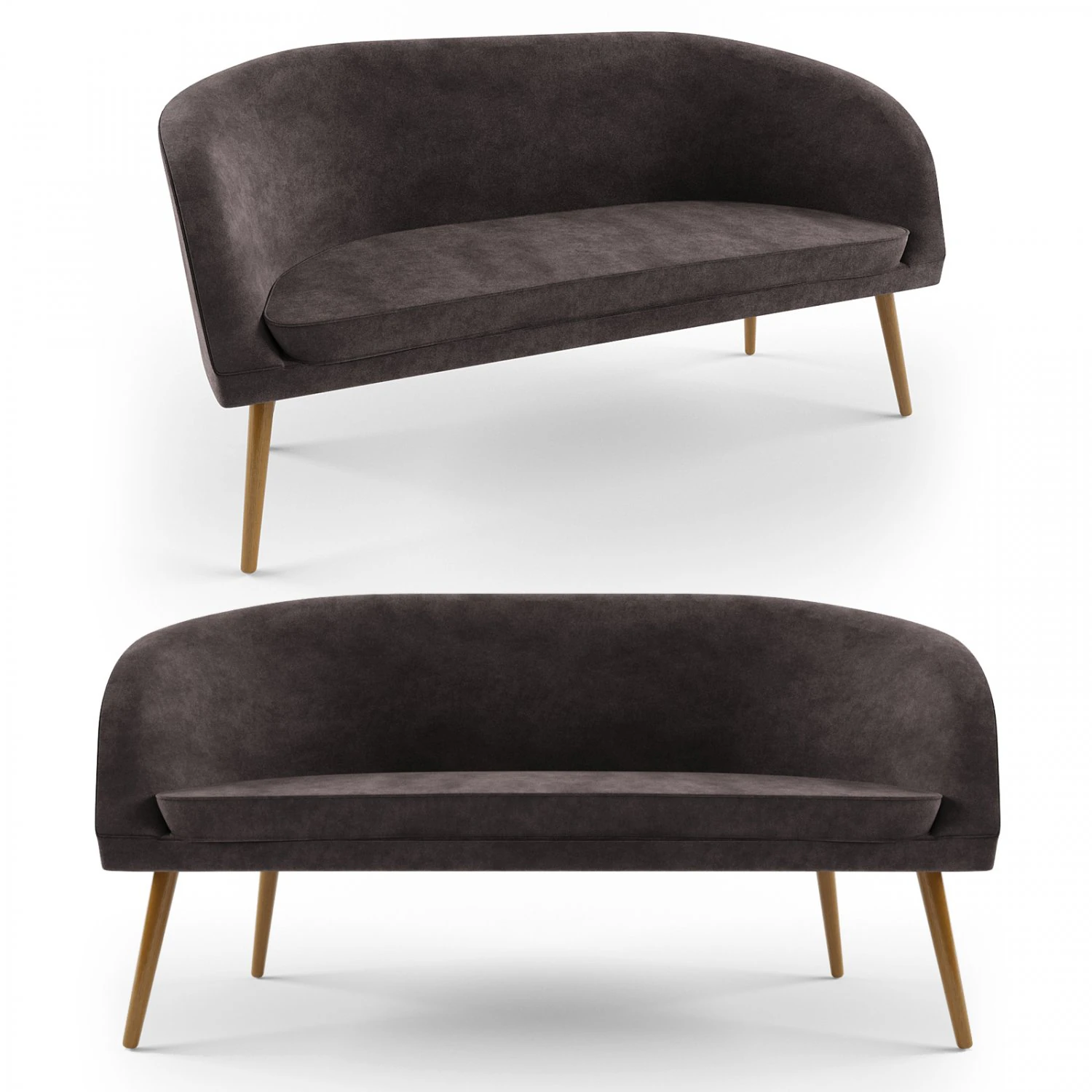 sofa Model 3D .c4d .max .obj .3ds .fbx .stl .blend 