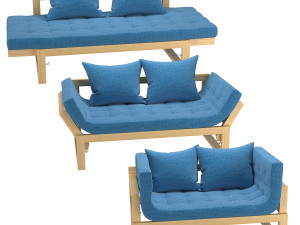 couch anderson amber Modelo 3D