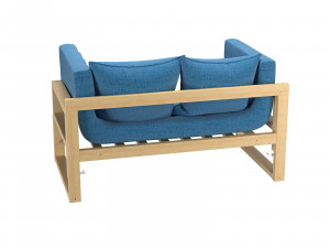 couch anderson amber Modello 3D