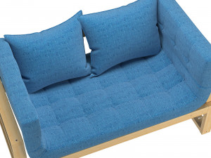 couch anderson amber Modello 3D