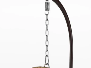 suspended swing wicker rattan 3D Model
