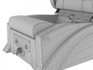 pedicure armchair moon 3D मॉडल