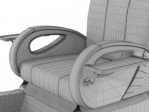 pedicure armchair moon 3D मॉडल