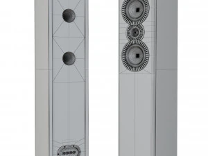 Speakers Mission LX-4 MKII 3D Model