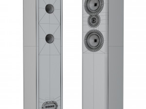 Speakers Mission LX-5 MKII Modelo 3D