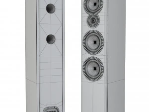 Alto-falantes Miss&atilde;o LX-6 MKII Modelo 3D