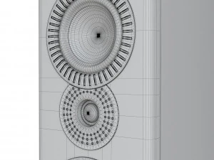 Alto-falantes Miss&atilde;o LX-6 MKII Modelo 3D