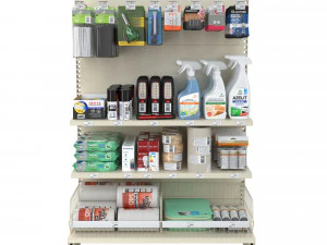 Stand with housewares 3D Model