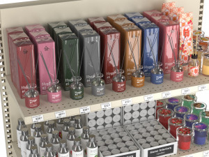 Stand with fragrance 3D Model