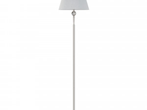 Floor lamp Freya Rosemary Silver 3D Model