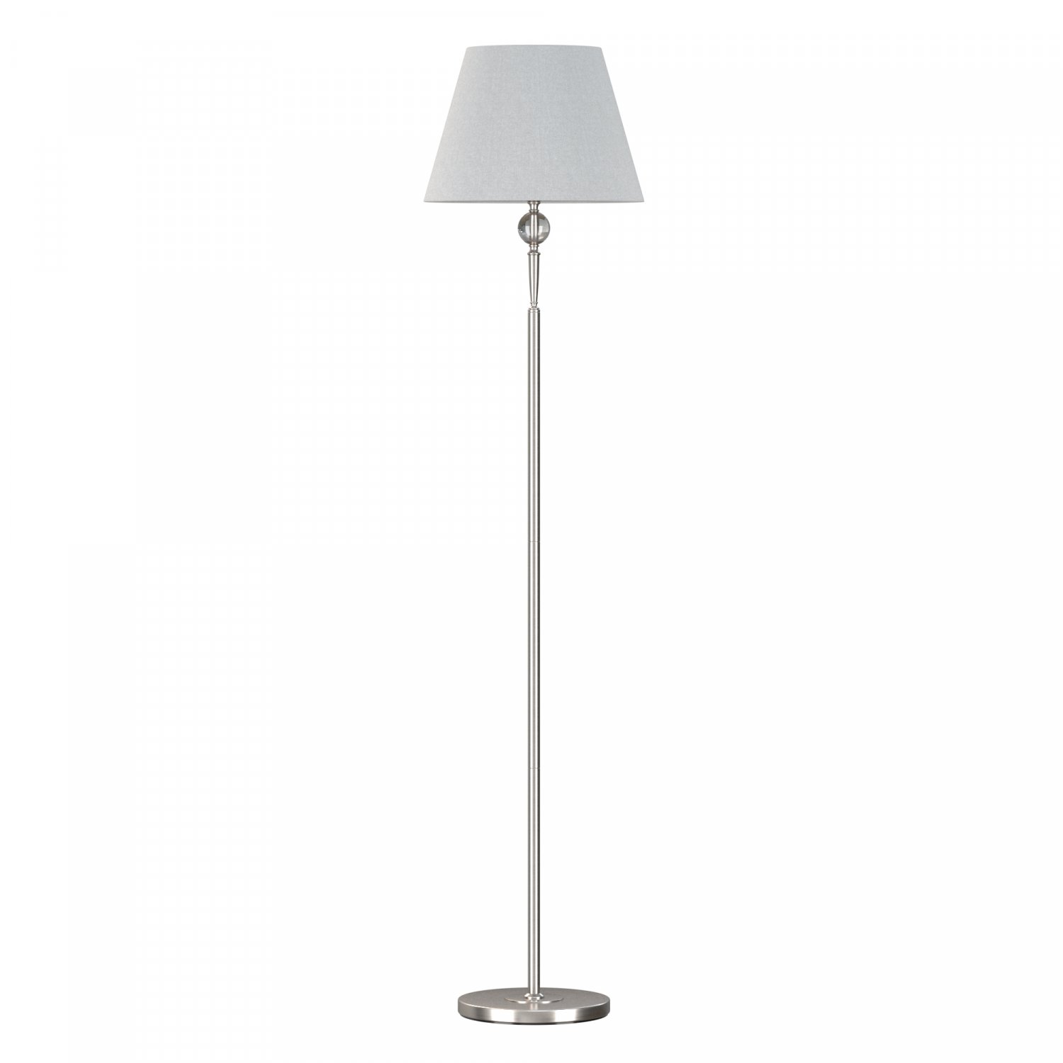 Silver store tall lamp
