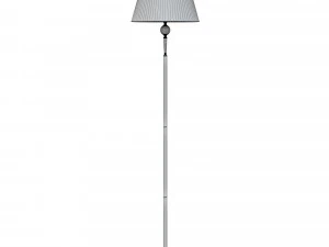 Floor lamp Freya Rosemary Silver 3D Model