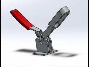 toggle clamp 3D 模型