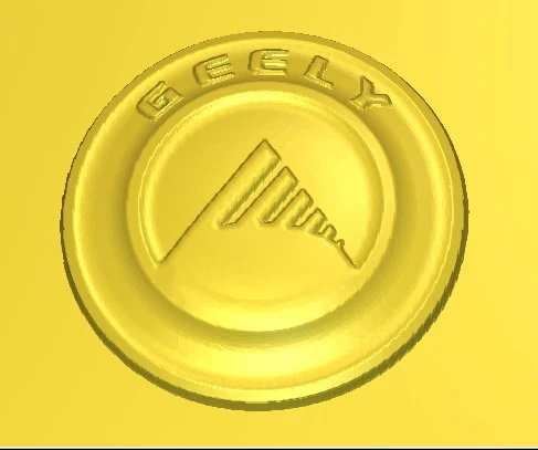 logo geely stl 3D Model .c4d .max .obj .3ds .fbx .stl .blend 