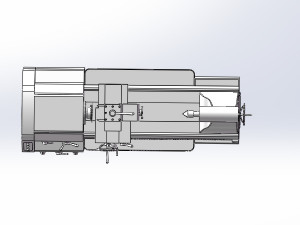 model drawing of manual lathe 3D मॉडल