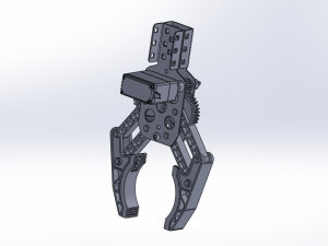 design model of gripper manipulator 3D Модель