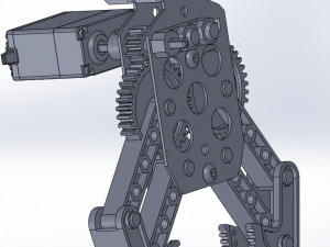 design model of gripper manipulator 3D Модель