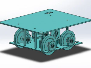 बहुउद्देश्यीय मोबाइल रोबोट 3D प्रिंट मॉडल
