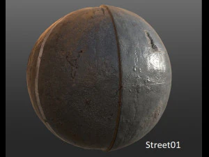 5 pbr damaged street textures texture CG Textures