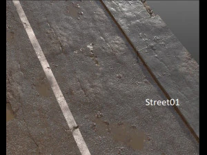 5 pbr damaged street textures texture CG Textures