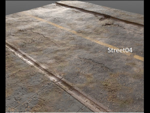 5 pbr damaged street textures texture CG Textures