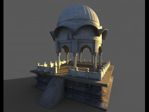 ancient temple 3D 模型