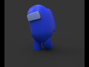among us characters rigged 3D Model