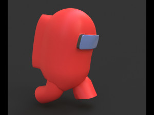among us characters rigged 3D Model