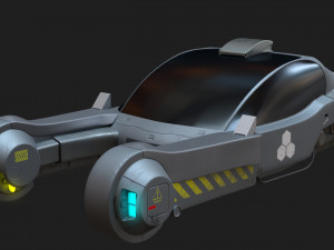 cyberpunk cars 3D Model