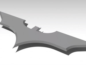batarang model 1 3D-printmodel