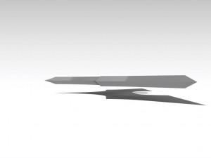 batarang model 1 3D-printmodel