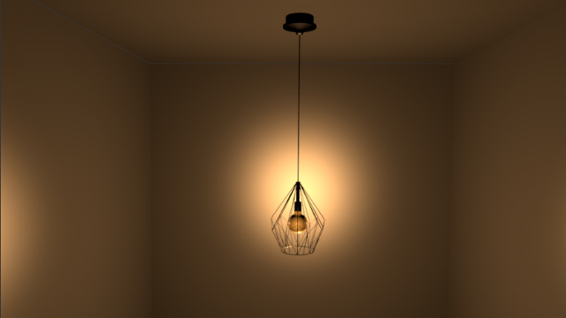 hanging lamp 3Dモデル .c4d .max .obj .3ds .fbx .stl .blend 